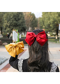Kẹp tóc phía sau nơ tiểu thu vải vong bóng hot trend- giá bán một cái
