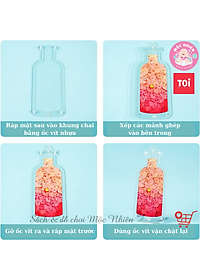 Đồ chơi xếp hình puzzle trong chai Pet in the Botte và Tiệc trà nữ thần bằng Acrylic trong suốt - Hãng TOI WORLD