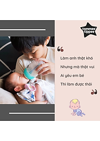 Núm ty silicon thay bình sữa Tommee Tippee Advanced Anti-Colic Medium Flow 3-6 tháng (vỉ đôi, tách lẻ)