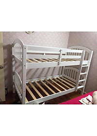 Giường 2 Tầng Gỗ Tự Nhiên 030 (White)