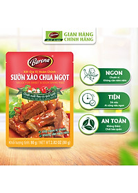 Combo 3 gói Xốt Gia vị hoàn chỉnh Barona - Sườn xào chua ngọt 80gr