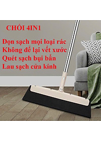Cây Gạt Sàn Gạt Kính Đa Năng Xoay 360 Độ Cán Tùy Chỉnh Độ Dài Từ 85 - 135cm, Chổi gạt nước - HÀNG CHÍNH HÃNG MINIIN