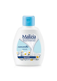 Dung dịch vệ sinh hoa cúc trắng Malizia Delicate Wash Chamomile 200ml tặng kèm móc khóa