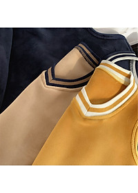 Áo gile nhung cổ tim cho bé trai bé gái, hàng Quảng Châu chuẩn, chất nhung mịn đẹp dày ấm, mẫu mới Thu Đông 2024 | MA01