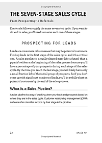 Sales 101: From Finding Leads and Closing Techniques to Retaining Customers and Growing Your Business, an Essential Primer on How to Sell (Adams 101)