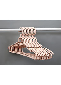 Set 10 cái Móc áo đầm vuông Hara 180 Bằng Nhựa Cao Cấp Inochi Nhật Bản (407 x 80 x 220 mm) - Giao Màu Ngẫu Nhiên