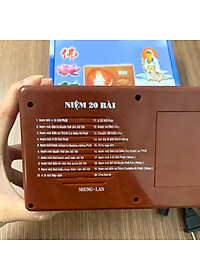 Máy Niệm Phật tụng kinh 20 Bài Hào Quang Phát Sáng , Máy sám hối nghiệp Kèm Dây Sạc , Máy Tụng Kinh Chú Đại Bi, Địa Tạng