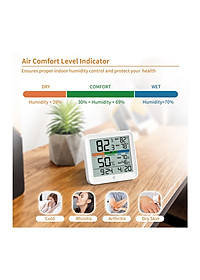 Đồng hồ đo nhiệt độ ẩm Xiaomi Youpin độ chính xác cao màn hình LCD
