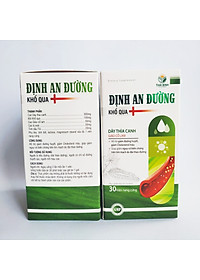 Viên Uống Giúp Hạ Nhanh Đường Huyết Định An Đường - Giảm Biến Chứng Bệnh Tiểu Đường Type 1 Và Type 2, Hạ Mỡ Máu, Giảm Cholesterol Trong Máu - Lọ 30 Viên