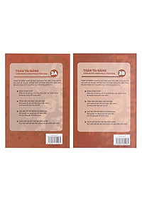 Sách toán tài năng 3, toán lớp 3 ( bộ 2 cuốn, 8 - 9 tuổi )