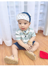 Mũ tai thỏ Hrnee chất liệu xô mềm mát form nhỏ nên tăng size cho bé