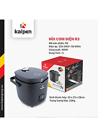 Nồi cơm điện cao cấp Kalpen R3 Dung tích 1L  Hàng Chính hãng