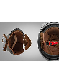 Mũ Bảo Hiểm Royal M139 Đen Nhám Kính Âm