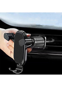 Giá Đỡ Điện Thoại Kẹp Cửa Gió Ô Tô Chất  Liệu Nhựa ABS Cao Cấp, Giá Đỡ Điện Thoại Móc Điều Hoà Ô Tô Xoay 360 Độ