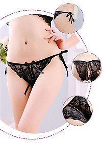 Quần lót lọt khe sexy dây buộc - Màu đen