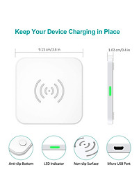 Đế Sạc Nhanh Không Dây CHOETECH T511S 10W - Hàng Chính Hãng