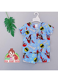 Bộ hè cho bé | Bộ quần áo bé trai vải tole, lanh lụa mềm, mịn mát size 8-32kg shop mẹ dưa hấu