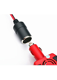 Cáp chuyển kẹp Ắc quy sang tẩu thuốc Ô tô - Hàng Nhập Khẩu