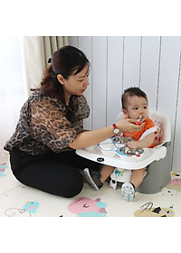 Ghế ăn dặm đa năng 3 in 1 cho bé Mastela 1016 - ghế ăn cao, ghế ăn thấp, bàn ghế tập vẽ thông minh cho bé từ 6 tháng