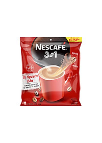 [Tặng Ca Đá 900ML] Combo 3 Bịch NESCAFE 3IN1 Công thức cải tiến - VỊ NGUYÊN BẢN Bịch 46 gói