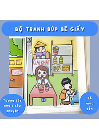 Bộ Tranh Tương Tác Cô Tiên Xanh - Búp Bê Giấy
