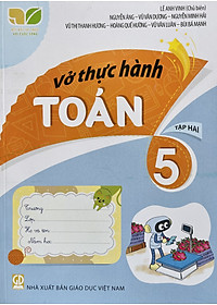 Sách - Combo 2 cuốn Vở thực hành Toán lớp 5 tập 1+2 (Kết nối tri thức với cuộc sống)