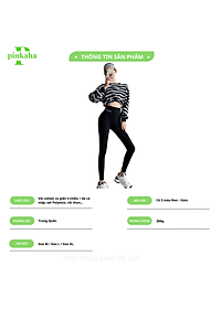 Quần Legging Nữ Dài Cạp Cao Đẹp Cao Cấp PINKAHA Nâng Mông Vải Thun Cotton Siêu Co Giãn 4 Chiều Ôm Sát