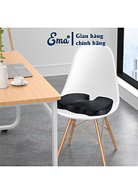 Đệm ngồi ghế văn phòng chống đau xương cụt, ê mông, thâm mông, xệ mông cho dân văn phòng, lái xe, học sinh - Thương hiệu EMA - Loại cao cấp có gel tản nhiệt