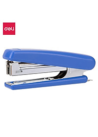 Dập ghim #10 Deli, kèm hộp đựng ghim 15 trang, Đen, xanh, xám - 1 cái E0251