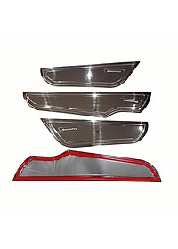 Ốp Tapli Cửa Dành Cho Xe Santafe đời 2019 2020 2021 mẫu titan cao cấp
