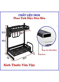 Kệ Đựng Gia Vị 2 Tầng Cao Cấp