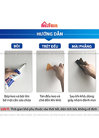 Keo Vá Tường Chống Thấm LKB 250gr - Trám Trét Vết Nứt Khe Hở Tường - Chống Mốc Ẩm Làm Sạch Tường - Mifan Hàng Chính Hãng