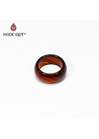 Nhẫn nam đá mã não đỏ mệnh hỏa thổ - Ngọc Qúy Gemstones
