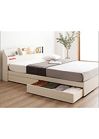 [Kèm Ảnh Thực Tế - Miễn phí vận chuyển & Lắp đặt] Giường ngủ cao cấp MDF lõi xanh chống ẩm OHAHA 002 - White bed