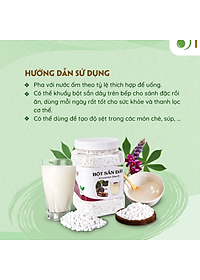 Bột sắn dây nguyên chất 500g TÂM MINH FOODS làm mát thanh lọc cơ thể