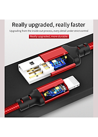 Cáp Sạc Nhanh Iphone - Ipad loại tốt hàng chính hãng HOCO X14 Times Speed – Dây Sạc bọc dù chống xoắn, đứt