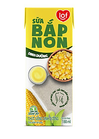 Thùng 24 Hộp Sữa Bắp Non LOF 180ml/hộp