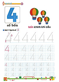 Tủ Sách Bé Vào Lớp Một - Tập Tô Số Lớp 1