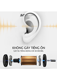 Combo Đệm Mông Và Tựa Lưng Công Thái Học Tích Hợp Massage Chườm Nóng Gối Cao Su Non Giảm Đau Cột Sống Lưng - Sairui