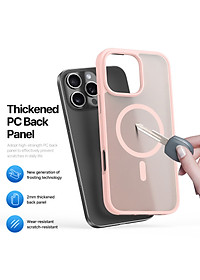 Ốp Lưng Sạc Từ Tính cho iPhone 16 Pro/ 16 Pro Max/ iphone 16/ 16 Plus Dux Ducis Yind Series, chống sốc, chống vân tay_ Hàng chính hãng