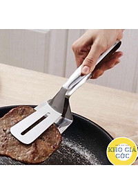 Kẹp inox gắp thức ăn - xẻng lật thực phẩm chiên đồ ăn bằng inox 304