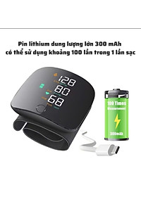Máy Đo HuyếttÁp CổTay Thông Minh, Màn Hình LED, GiọngNói Tiếng Việt, Bản Sạc Pin Tiện Lợi đèn pha led ốp trần