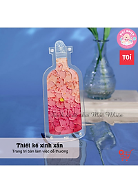 Đồ chơi xếp hình puzzle trong chai Pet in the Botte và Tiệc trà nữ thần bằng Acrylic trong suốt - Hãng TOI WORLD