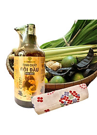 Tinh Chất Gội Đầu Thảo Mộc MẸ KEN 500ml Kích thích mọc tóc, giảm gãy rụng, giảm gàu, giảm nấm ngứa - tặng kèm 1 khăn tắm