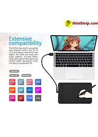 Bảng Vẽ Điện Tử XP-PEN Deco Mini7W Android Wireless Hỗ Trợ Cảm Ứng Nghiêng - Hàng Chính Hãng