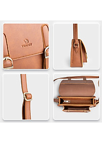 Túi đeo chéo nữ mini khóa đôi YUUMY YN116