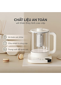 Ấm đun pha trà đa năng 1.6L Elmich KEE-9146, 8 chương trình đun nấu - Hàng chính hãng