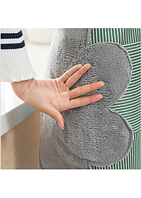 Tạp Dề Chống Thấm Nước, Dầu Mỡ Phong Cách Hàn Quốc Dễ Thương Kèm Khăn Lau Tay Chống Thấm Nước