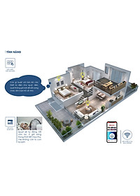 Ổ cắm wifi đơn chính hãng Rạng Đông Model: OC.01.WF 16A
