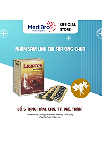 Thực Phẩm Chức Năng Tăng Cường Sinh Lực, Bồi Bổ Khí Huyết Mediplantex Liginton (50 Viên / Hộp)
